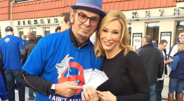 Paula White Cain with her husband, Jonathan Cain.