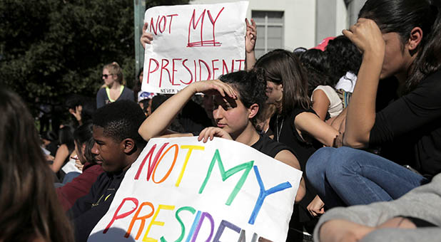 Liberal Trump Protesters