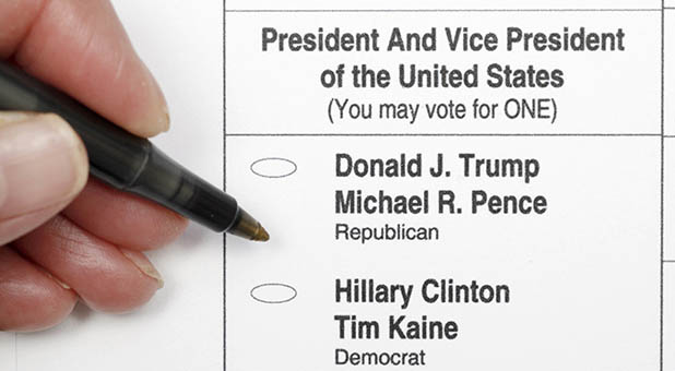 Presidential Voting Ballot