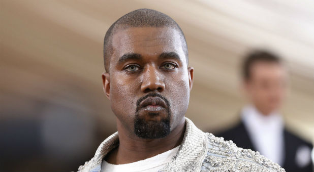 Entertainer Kanye West arrives at the Met Gala in New York