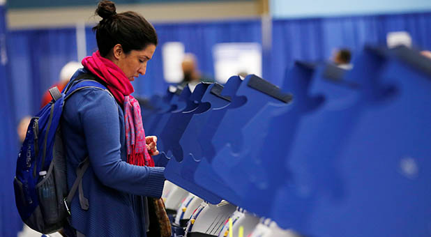 Woman Voting