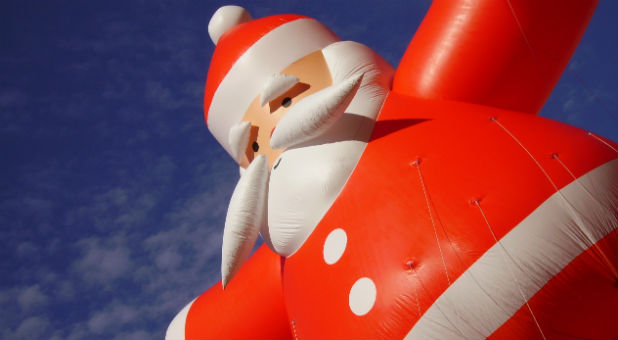 A pastor rebuked children waiting in line to see Santa.