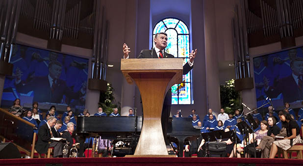 Pastor at the Pulpit