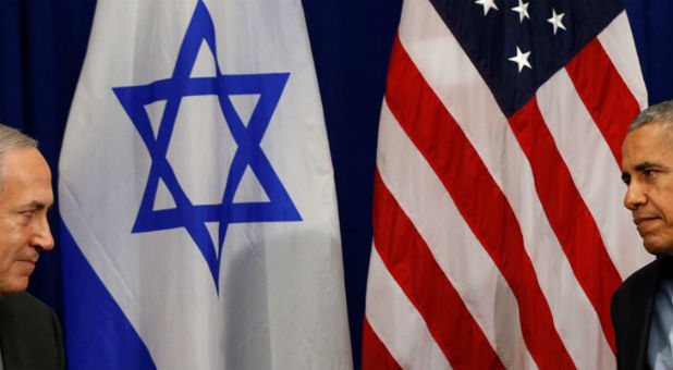 U.S. President Barack Obama meets with Israeli Prime Minister Benjamin Netanyahu