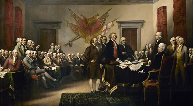 Signing the Declaration of Independence