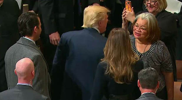 Dr. Alveda King and President Donald Trump