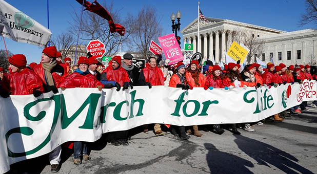 March For Life Demonstrators