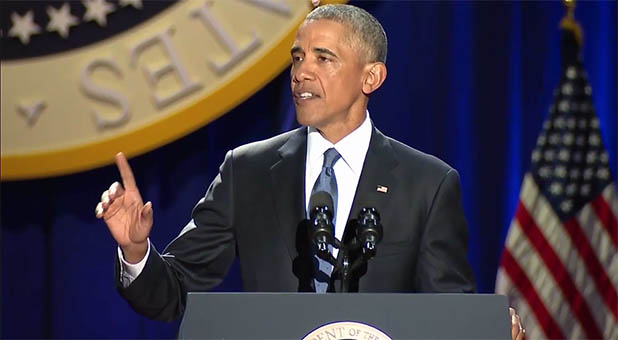 In His Farewell Address, President Obama Brags About Accomplishments