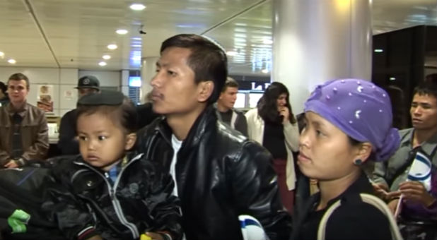 Members of the Bnei Menashe returning to Israel