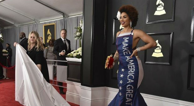 Joy Villa made one heckuva statement at the Grammys Sunday night.