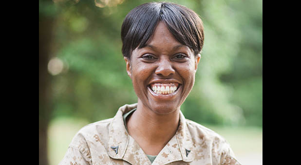 Former Lance Cpl. Monifa Sterling