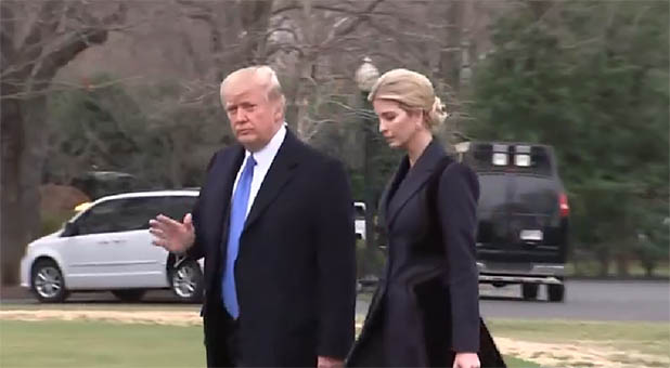 President Donald Trump and Ivanka Trump