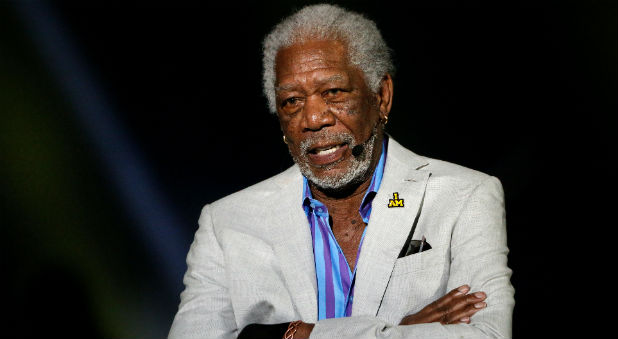 Actor Morgan Freeman takes part in the opening ceremonies of the Invictus Games in Orlando, Florida