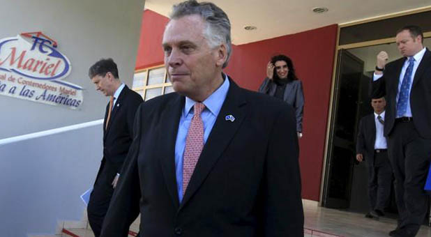 Virginia Gov. Terry McAuliffe