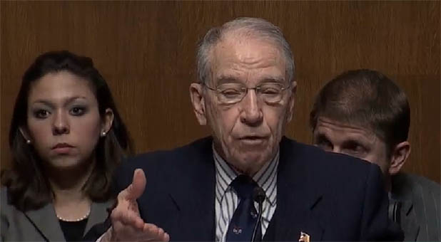 Senate Judiciary Committee Chairman Chuck Grassley, R-Iowa.