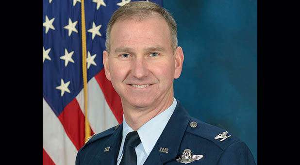 157th Air Refueling Wing Commander Col. James Ryan