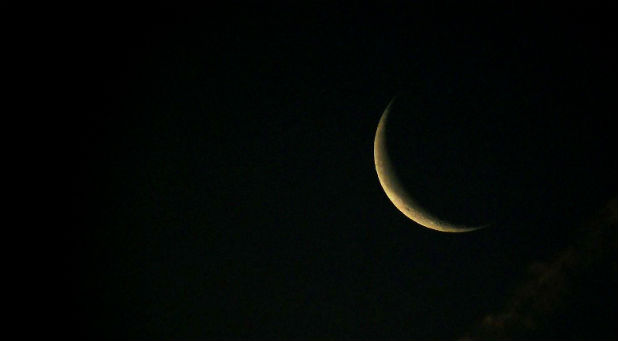 Crescent moon