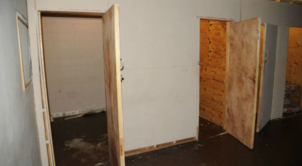 Isolation rooms in the boys' barracks, where students would be kept for days or weeks at a time as punishment for infractions.