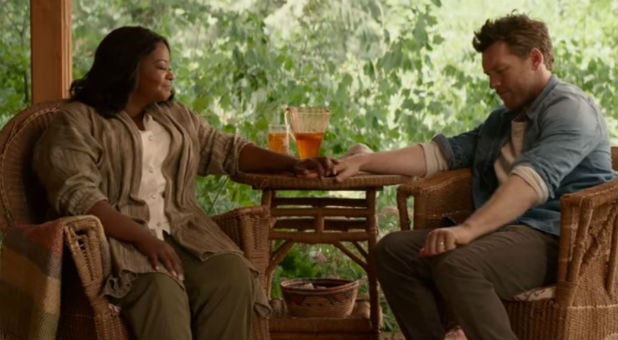 Octavia Spencer and Sam Worthingon in 'The Shack.'