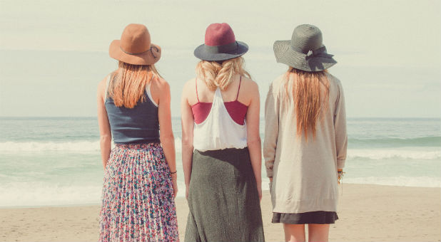 Women on the beach