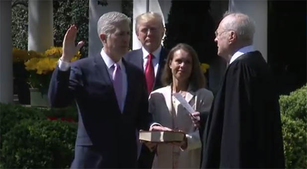 Justice Neil Gorsuch Sworn In