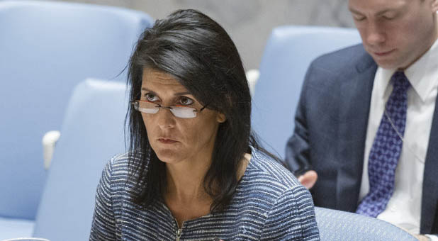 U.S. Ambassador to the United Nations Nikki Haley