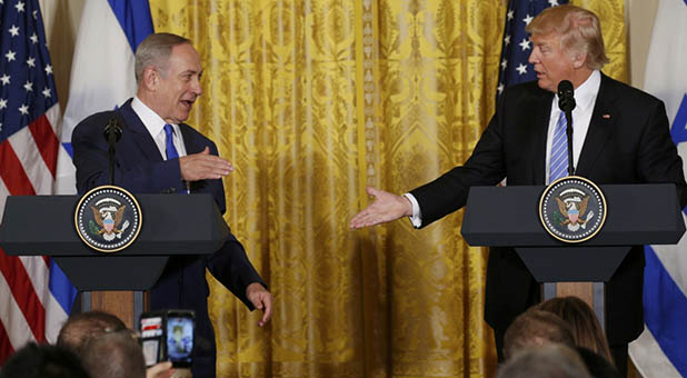 President Donald Trump and Israeli Prime Minister Benjamin Netanyahu