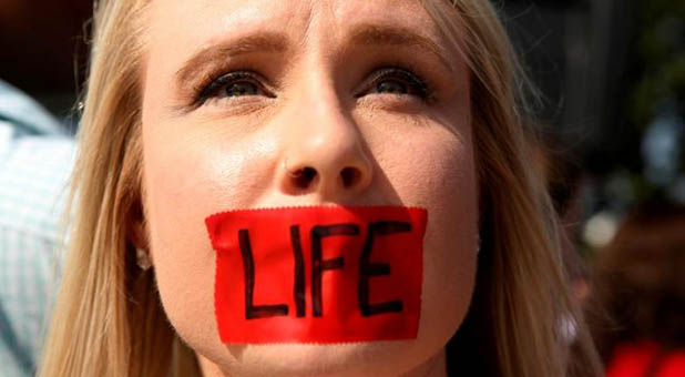 Pro-Life Protester