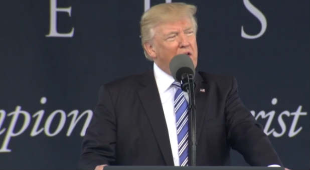 Trump: ‘No One Is Ever Going to Stop You From Practicing Your Faith’