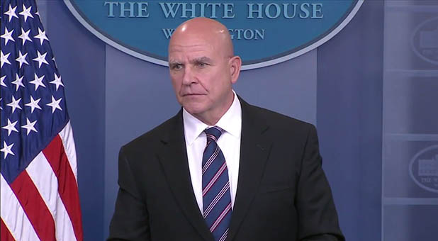 National Security Adviser Army Lt. Gen. H.R. McMaster