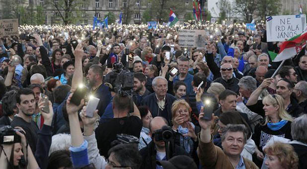 Protests in Hungary