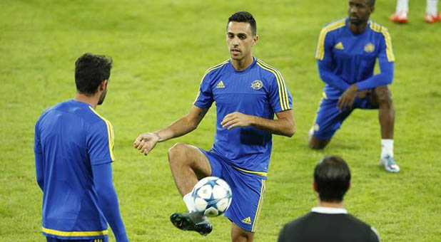 Israeli Soccer Team Practice