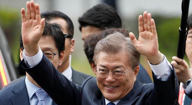 South Korean President Moon Jae-in