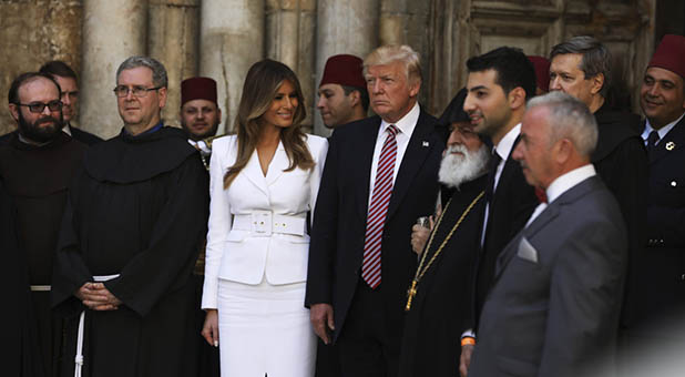 President Donald Trump and First Lady Melania Trump