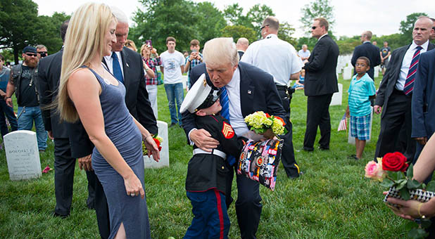 ICYMI: This Is How President Trump Spent His Memorial Day