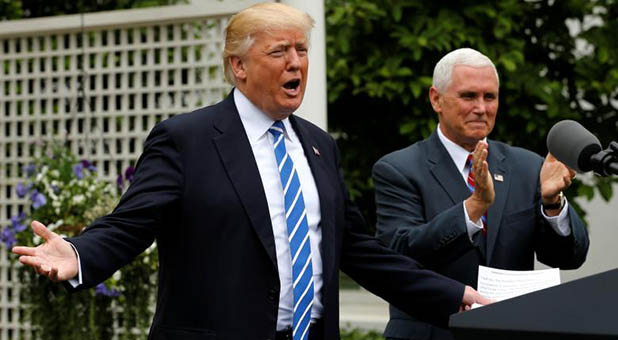 President Donald Trump and Vice President Mike Pence