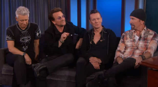 U2 on Jimmy Kimmel