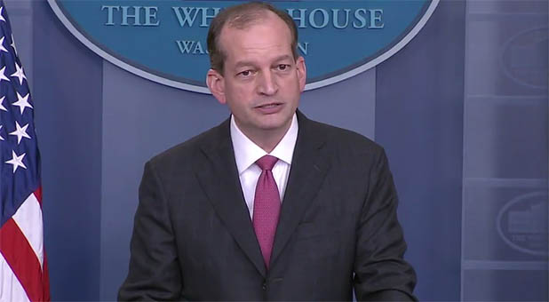 Secretary of Labor Alex Acosta