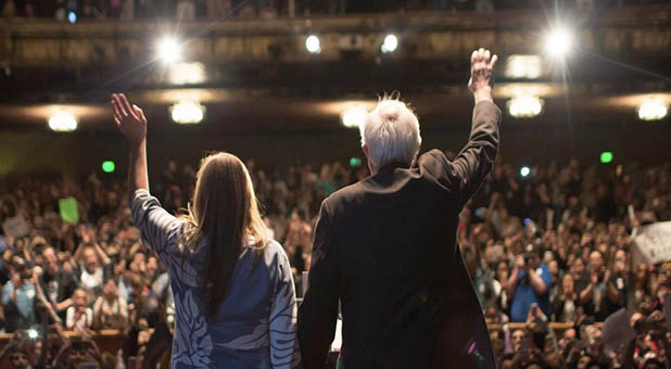 U.S. Sen. Bernie Sanders, I-Vt., and Jane O'Meara Sanders