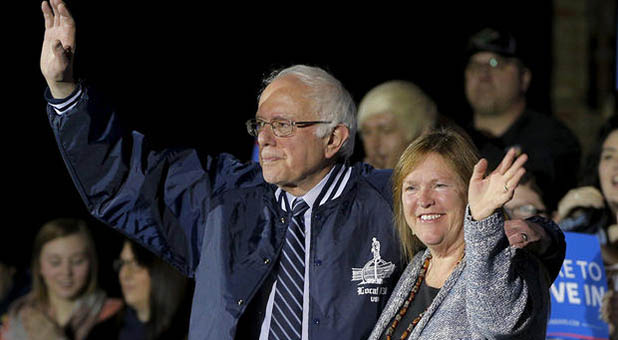 U.S. Sen. Bernie Sanders, I-Vt., and Jane O'Meara Sanders