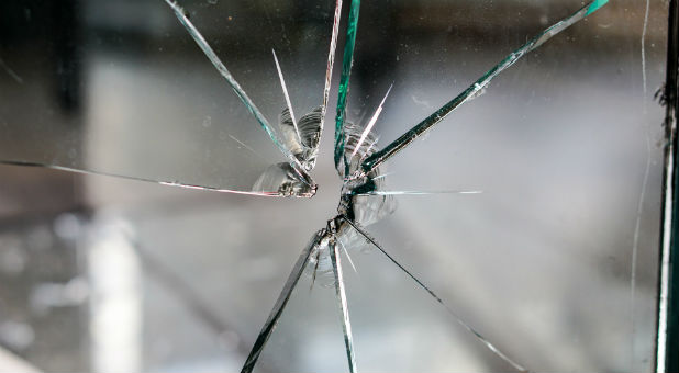 When the couple eventually made it home, they found that their house had been pelted with stones, which had smashed the windows.