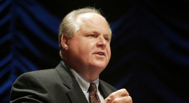 Conservative talk radio host Rush Limbaugh