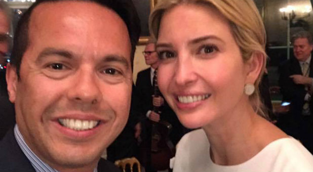 Rev. Samuel Rodriguez with Ivanka Trump.