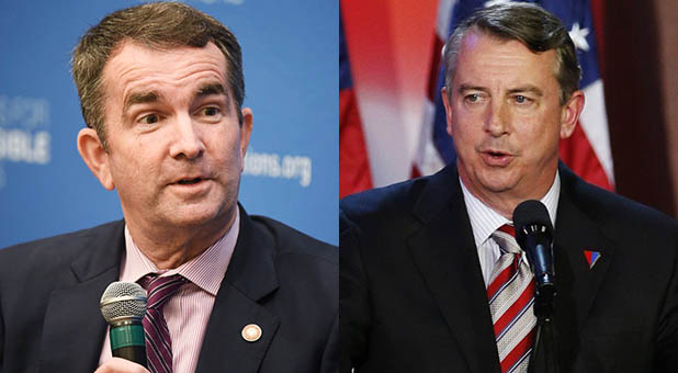 Virginia Lt. Gov. Ralph Northam and former RNC Chairman Ed Gillespie