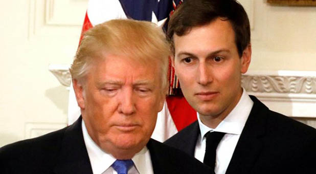 President Donald Trump and White House Senior Adviser Jared Kushner