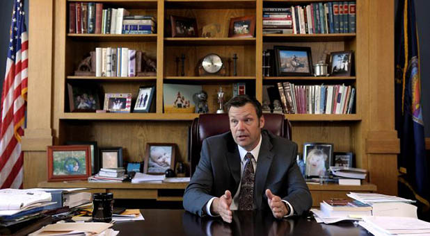 Kansas Secretary of State Kris Kobach