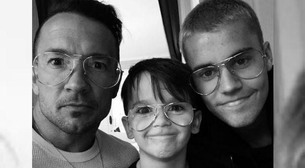 Carl Lentz, his son, and Justin Bieber