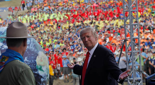 President Trump to Boy Scouts: Your Character, Integrity Will Lead America in the Future