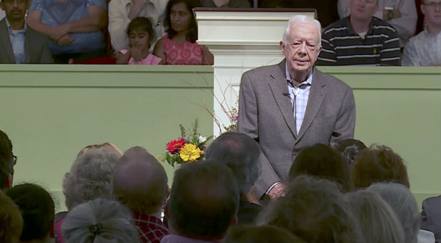 What 92-Year-Old Jimmy Carter Preaches in Sunday School