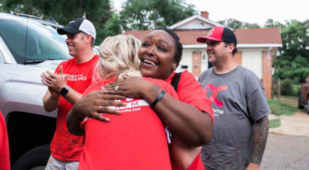 Bound only by a desire to serve people outside their buildings, 409 churches on six continents mobilized their members on Saturday, sending tens of thousands of uniformed volunteers into the streets with actions and words designed to communicate a message: We're here for you beyond today.